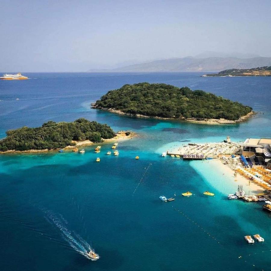 Hotel Driloni Ksamil Bagian luar foto