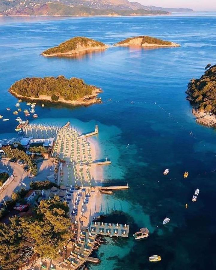 Hotel Driloni Ksamil Bagian luar foto
